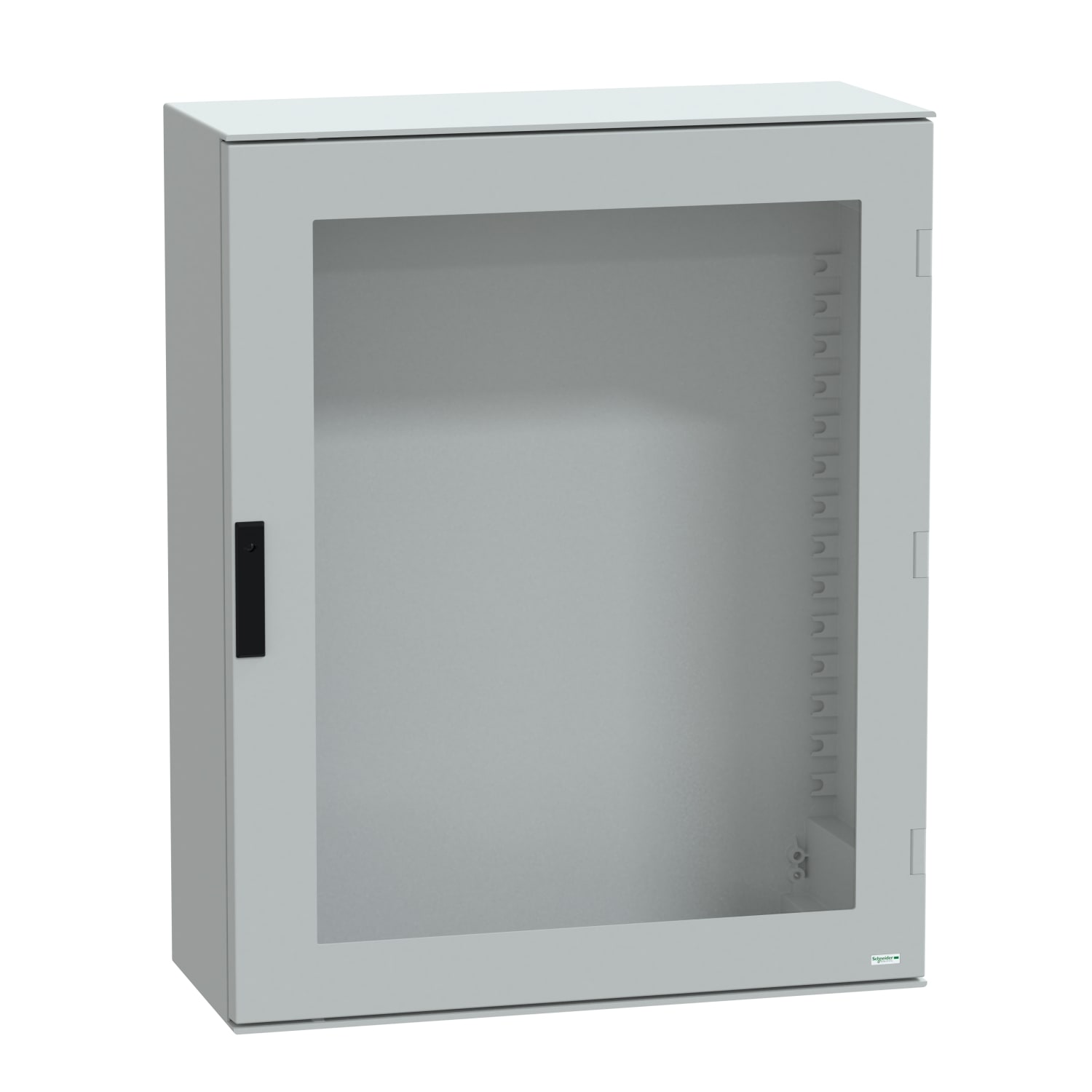 SCHNEIDER ELECTRIC - SNRNSYPLM108TG Cassetta in poliestere montata a parete, PanelSeT PLM, porta trasparente, 1056x852x350mm, IP66, IK08, RAL 7035