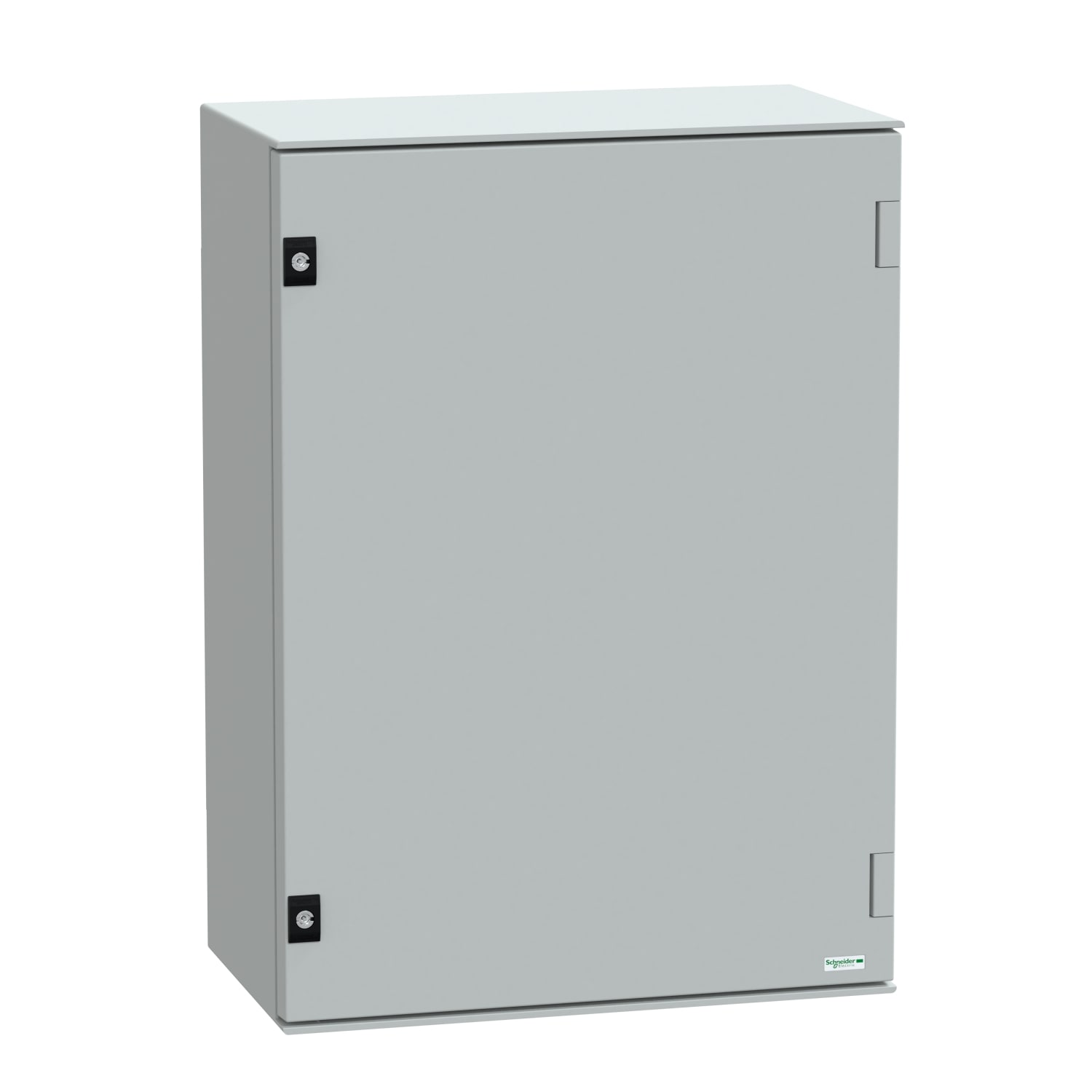 SCHNEIDER ELECTRIC - SNRNSYPLM75G Cassetta in poliestere montata a parete, PanelSeT PLM, porta piena, 747x536x300mm, IP66, IK10, RAL 7035