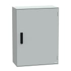 SCHNEIDER ELECTRIC - SNRNSYPLM86VG Cassetta in poliestere montata a parete, PanelSeT PLM, porta piena, con maniglia, 847x636x300mm, IP66, IK10, RAL 7035