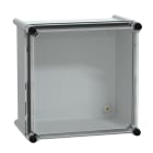 SCHNEIDER ELECTRIC - SNRNSYPLS2727G Cassetta PLS, retro in poliestere, coperchio trasparente per PC IP65 27x27x18cm