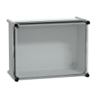 SCHNEIDER ELECTRIC - SNRNSYPLS2736G Cassetta PLS, retro in poliestere, coperchio trasparente per PC IP65 27x36x18cm