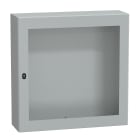 SCHNEIDER ELECTRIC - SNRNSYS3D101030T Cassetta in acciaio montata a parete, PanelSeT S3D, porta trasparente, senza piastra di montaggio, 1000x1000x300 mm, IP66, IK08