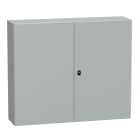 SCHNEIDER ELECTRIC - SNRNSYS3D101230DP Cassetta in acciaio montata a parete, PanelSeT S3D, porta piena e piastra di montaggio 1000x1200x300, IP55, IK10