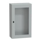 SCHNEIDER ELECTRIC - SNRNSYS3D10630T Cassetta in acciaio montata a parete, PanelSeT S3D, porta trasparente, senza piastra di montaggio, 1000x600x300mm, IP66, IK08