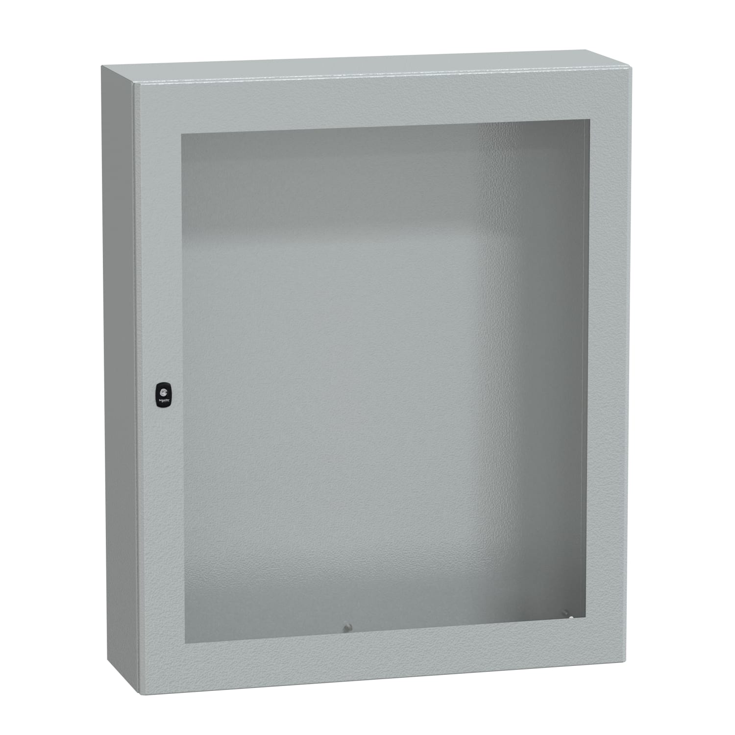 SCHNEIDER ELECTRIC - SNRNSYS3D121030T Wall mounted steel enclosure, Spacial S3D, transparent door, without mounting plate, 1200x1000x300mm, IP66, IK08