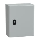 SCHNEIDER ELECTRIC - SNRNSYS3D32515 Cassetta in acciaio montata a parete, PanelSeT S3D, porta piena, senza piastra di montaggio, 300x250x150 mm, IP66, IK10
