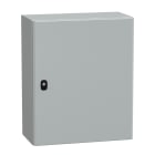 SCHNEIDER ELECTRIC - SNRNSYS3D6525P Cassetta in acciaio montata a parete, PanelSeT S3D, porta piena, con piastra di montaggio, 600x500x250mm, IP66, IK10