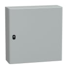 SCHNEIDER ELECTRIC - SNRNSYS3D6620P Cassetta in acciaio montata a parete, PanelSeT S3D, porta piena, con piastra di montaggio, 600x600x200mm, IP66, IK10