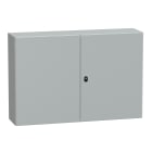 SCHNEIDER ELECTRIC - SNRNSYS3D81230D Cassetta in acciaio montata a parete, PanelSeT S3D, porta piena senza piastra 800x1200x300 IP55 IK10