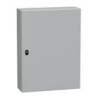 SCHNEIDER ELECTRIC - SNRNSYS3D8620P Cassetta in acciaio montata a parete, PanelSeT S3D, porta piena, con piastra di montaggio, 800x600x200mm, IP66, IK10