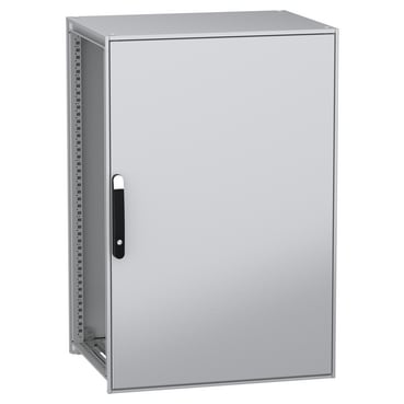 SCHNEIDER ELECTRIC - SNRNSYSFN12860 Armadio modulare a pavimento, PanelSeT SFN, acciaio decarbonizzato, 1200x800x600 mm, IP55