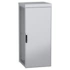 SCHNEIDER ELECTRIC - SNRNSYSFNHD18880 Outdoor floor standing modular electrical enclosure, PanelSeT SFN, decarbonized steel, 1800x800x800mm, IP55, RAL7035