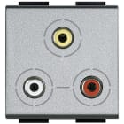 BTICINO - BTINT4283 Anschlussdose RCA 3-f TECH
