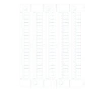 CABUR SRL - CBRNU08510U2 CNU/8/51/U2 TAB.100 TESSERE U2