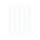 CABUR SRL CBRNU08510U2V CNU/8/51/U2/V TAB.100 TESSERE U2 V