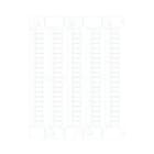 CABUR SRL CBRNU0851SV CNU/8/51/S TAB.100 TESSERE S VER