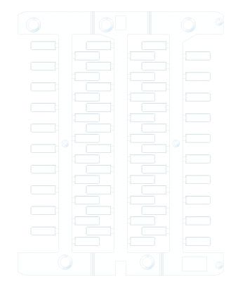CABUR SRL - CBRNUT23S NUT/23 TESS.TUB.L=23MM SMARTPRINT