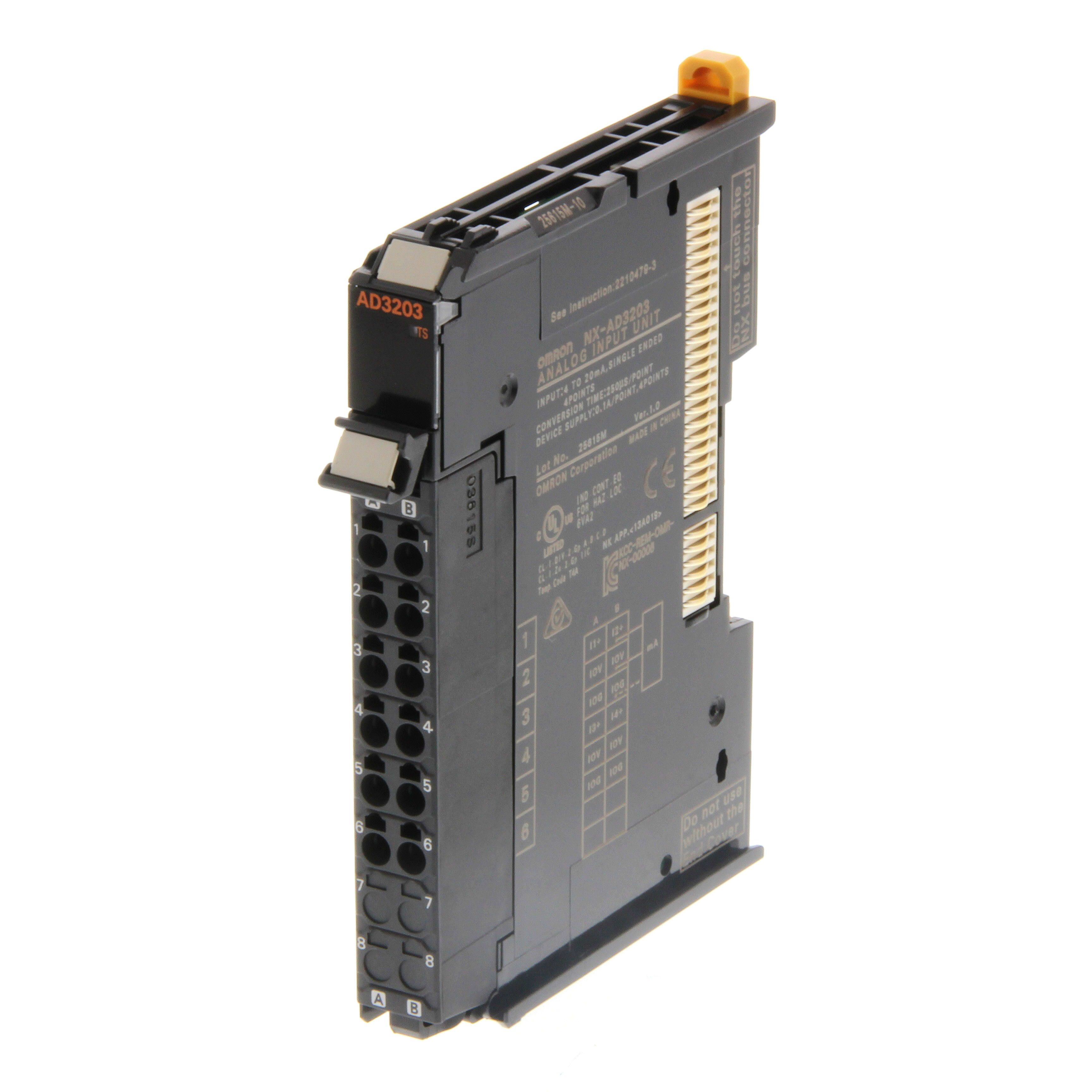 OMRON - OMRNXAD3203 NX-IO, 4 AI 4..20 MA, SE, 8000 PTI