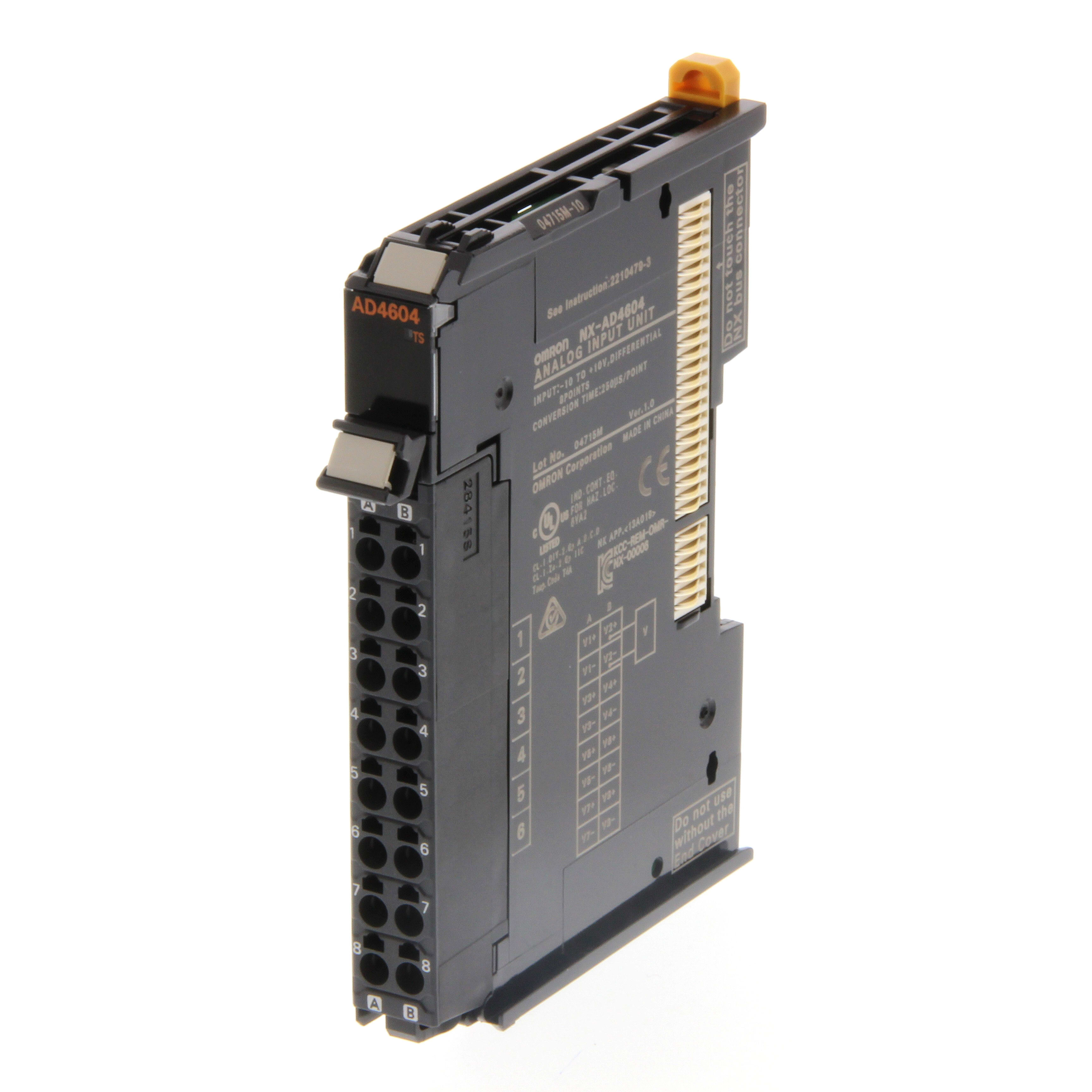 OMRON OMRNXAD4604 PLC- NX. 8AI -10..+10V. 8000 PTI.