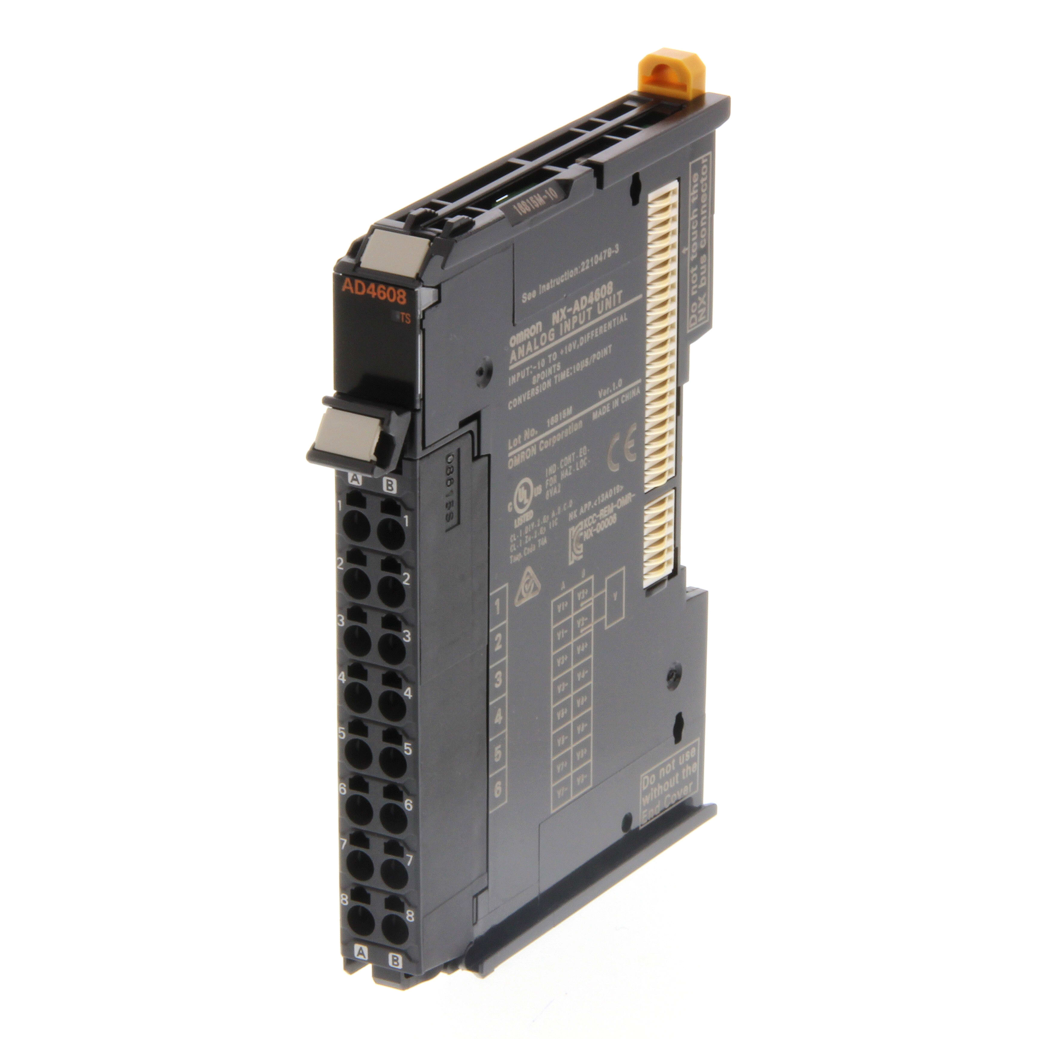 OMRON OMRNXAD4608 PLC- NX. 8AI -10..+10V. 30000 PTI.