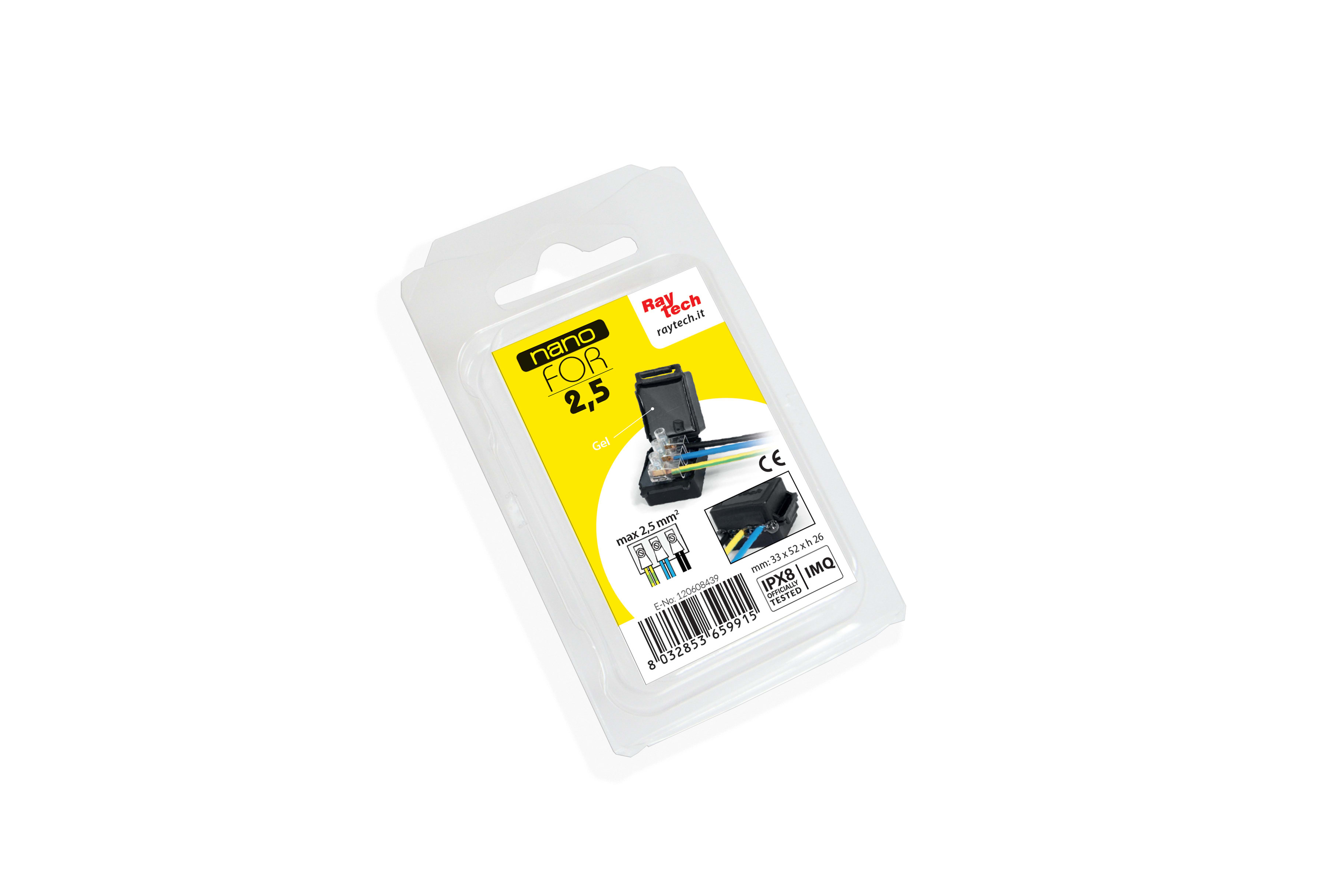 RAYTECH SRL RYTNANOFOR-2.5 NANO FOR-2.5 BLISTER GELBOX NERO (CF 1 P