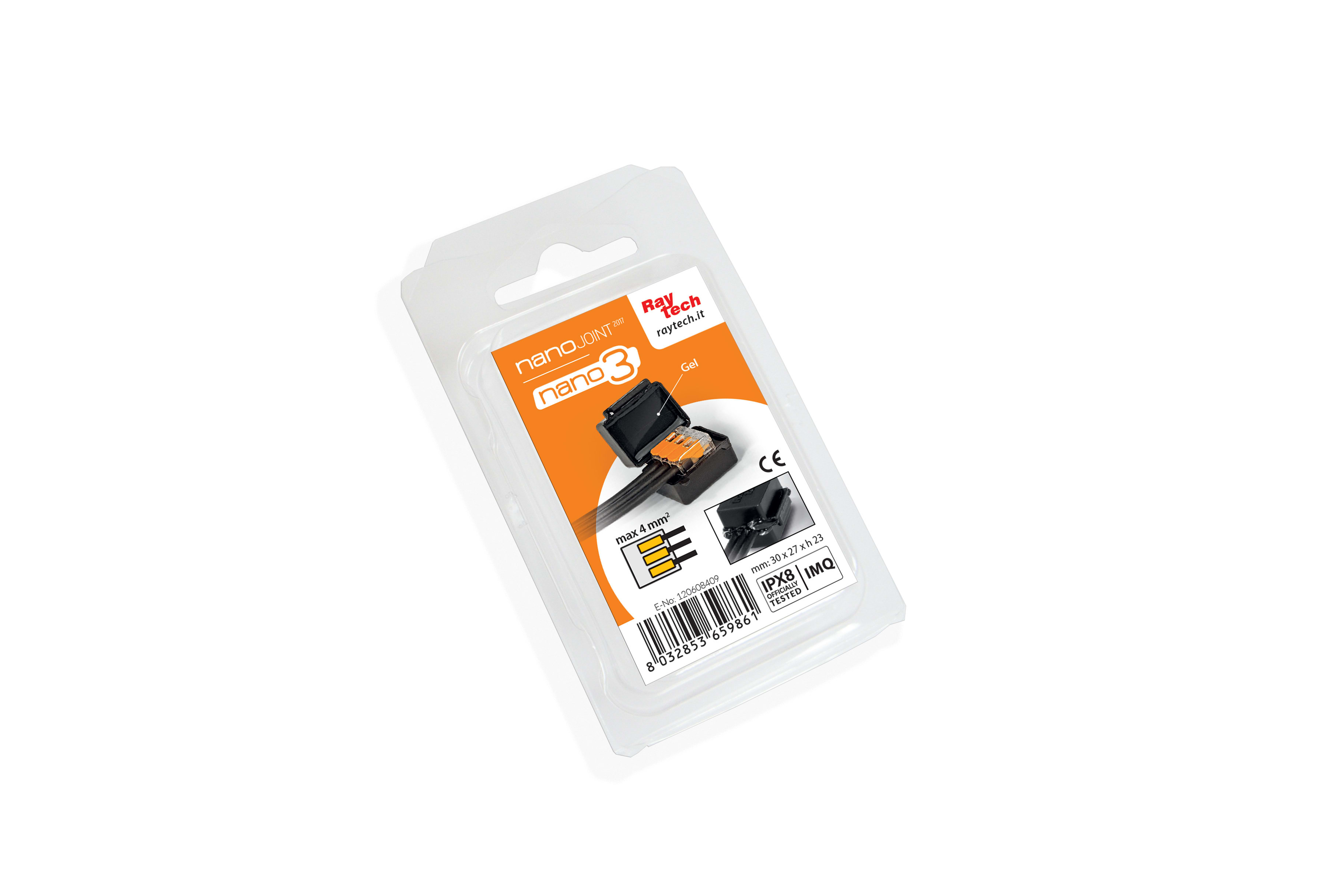RAYTECH SRL RYTNANO3 NANO 3 BLISTER GELBOX NERO + MORS (CF 4