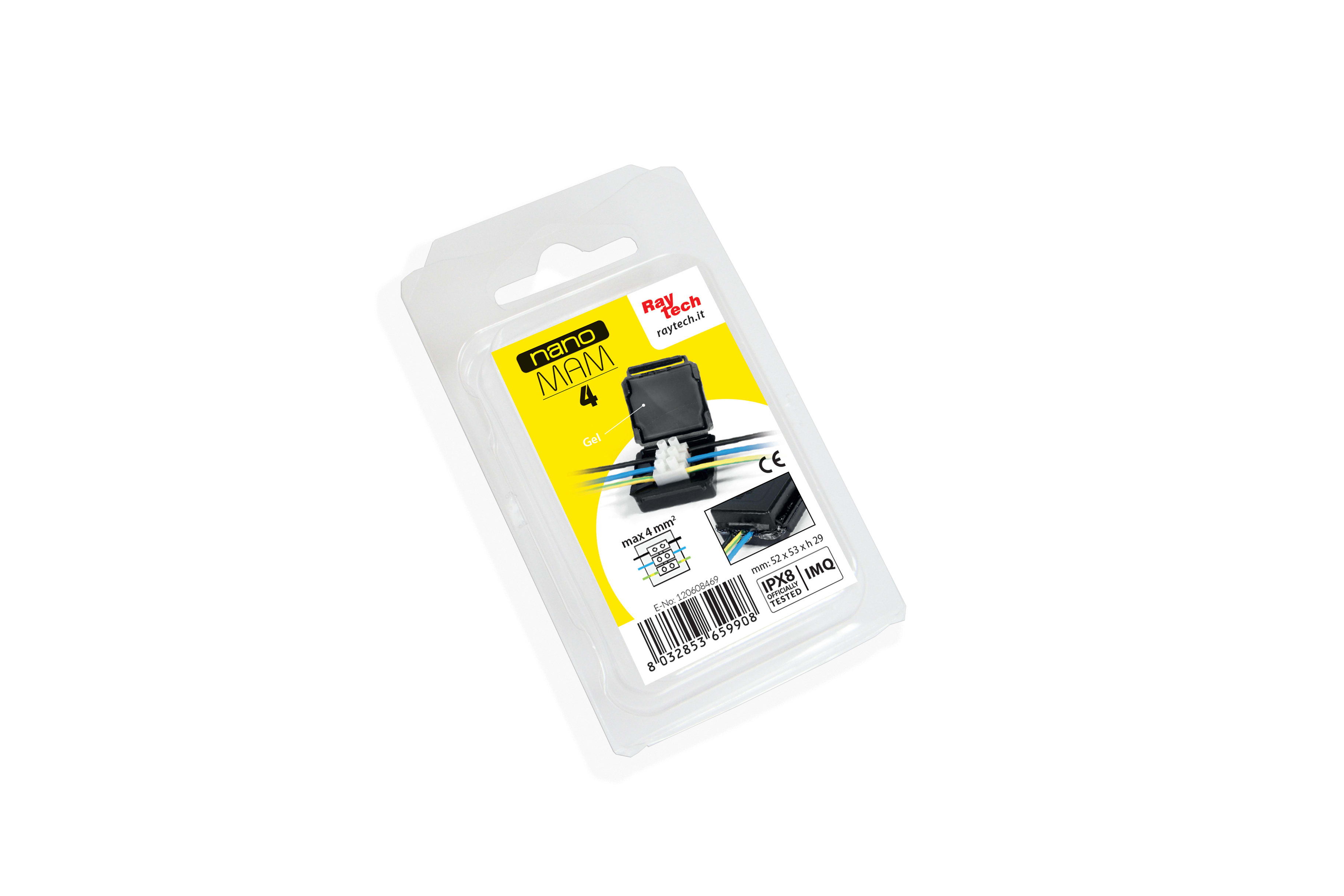 RAYTECH SRL RYTNANOMAM-4 NANO MAM-4 BLISTER GELBOX NERO (CF 1 PZ)