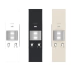 ORBIS - ORBOB137320 MINIBRIL LED LN Lampada segnapasso/emergenza da incasso con forntalini BIANCO, ANTRACITE e ALLUMINIO intercambiabili, 1 modulo DIN, 230V