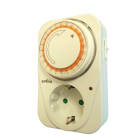 ORBIS - ORBOB163033 ISI D SK Interruttore orario a spina,giornaliero, spina Schuko, presa Schuko, 230V