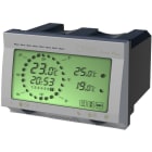 ORBIS - ORBOB322520 KRON PLUS ALLUMINIO Cronotermostato digitale da incasso, programmazione giornaliera/settimanale, alim. 2 batterie 1,5V