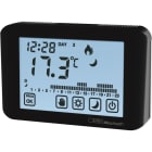 ORBIS - ORBOB325310 MIRUS TOUCH ANTRACITE Cronotermostato digitale da parete con display touch, programmazione giornaliera/settimanale, alim. 2 batterie 1,5V