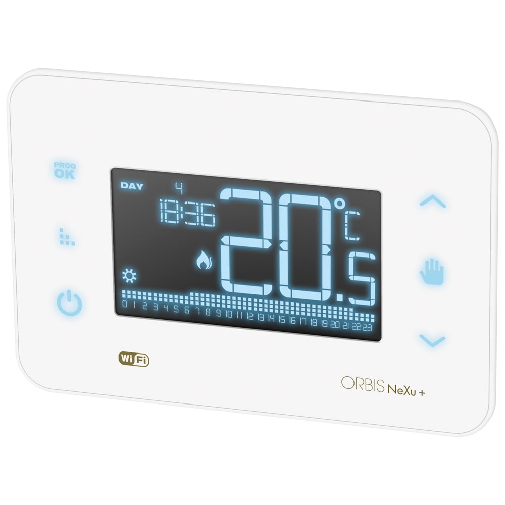 ORBIS ORBOB327500 NEXU+ IN BIANCO WIFI INCASSO 230V CRON.