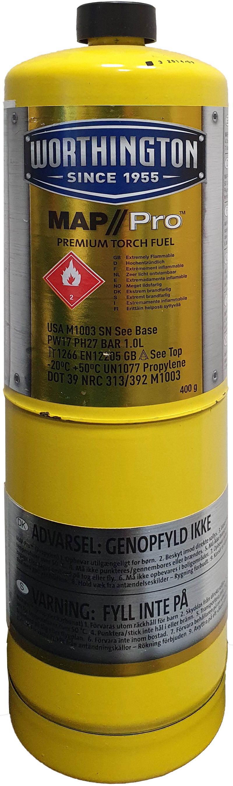 ORBIS ORBOB576102 MAP PRO CARTUCCE GAS MAPP 450G
