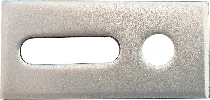 ORBIS - ORBOB620146 STP-SX Piastra di supporto in ACCIAIO INOX AISI 304 per tutti i profili