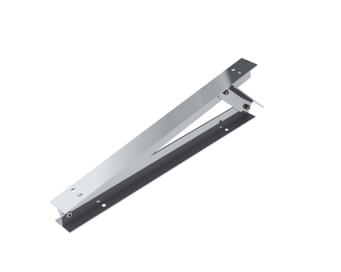 ORBIS - ORBOB620292 STP-1015 Triangolo PICCOLO (PREMONTATO) in ALLUMINIO con INSERTI per inclinazione moduli, regolazioni: 10°-12°-15, disposizione moduli:ORIZZONTALE