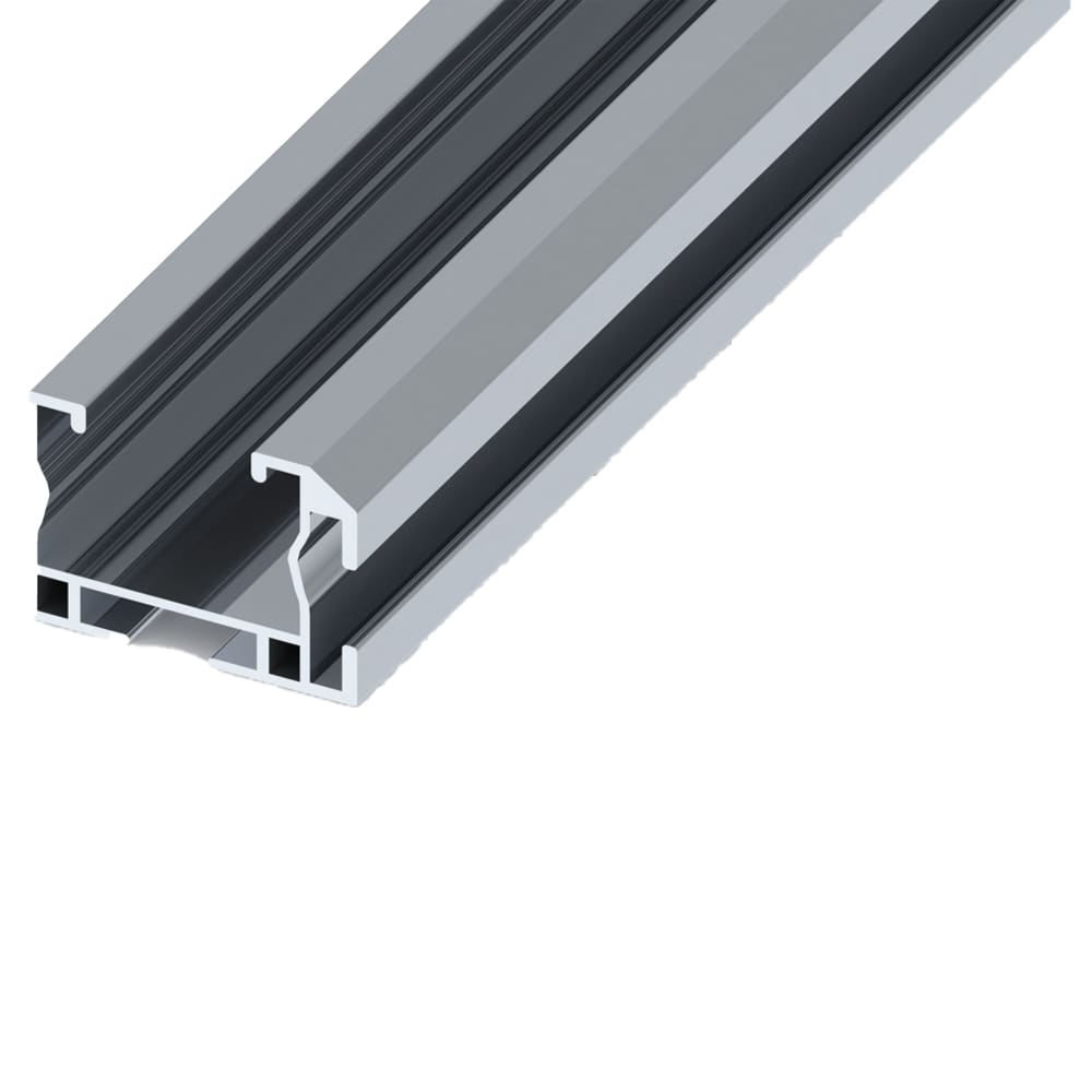 ORBIS - ORBOB620362 EASY SIDE 340 Profilo in ALLUMINIO per sostegno moduli fotovoltaici, con guida laterale ed inferiore , lunghezza 3.4m