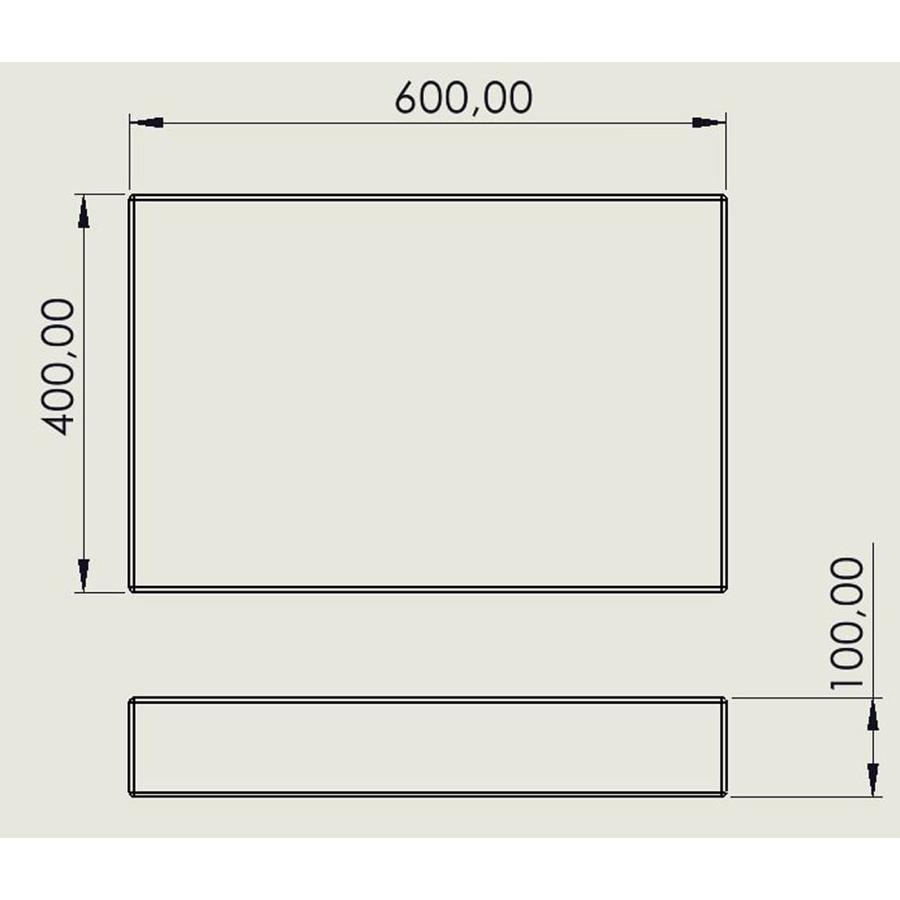 ORBIS ORBOB620993 ZAV50 ZAVORRA CALCESTRUZZ.50KG600X400X10