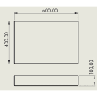 ORBIS ORBOB620993 ZAV50 ZAVORRA CALCESTRUZZ.50KG600X400X10