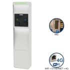 ORBIS - ORBOB94C7CCKC4 VIARIS CITY+ BBT2E22ETHG TRIFASE 22 kW + 22 kW, 2 prese TIPO 2 e SHUTTER,WiFi+Ethernet+4G, 2 contatori di energia MID, lettore carte RFID