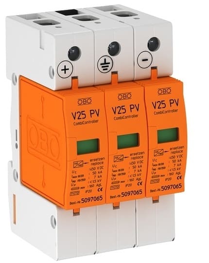 OBO BETTERMANN OBO5097448 V25 SPD T1+2 3P +FS 900V DC