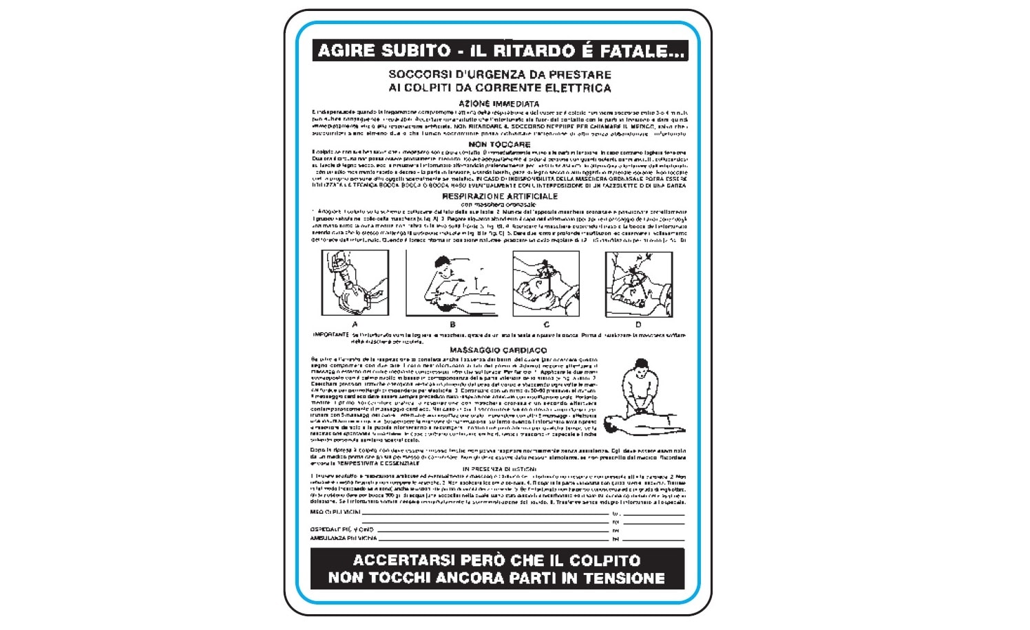 OCMEI SRL - OCM6CR1110 CART.330X470MM AGIRE SUB.SOC.URGENZ