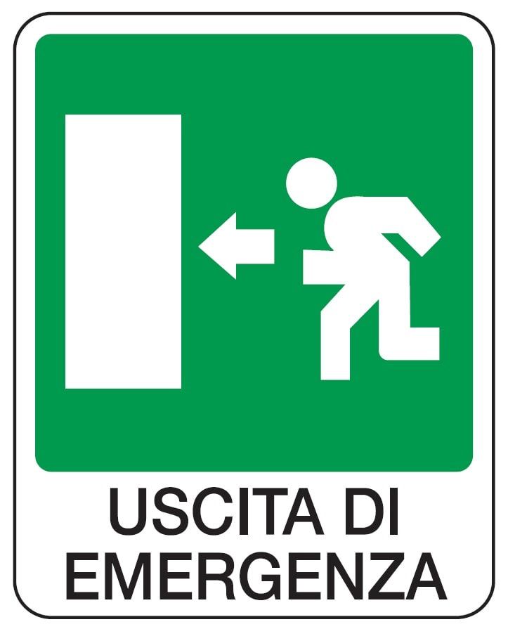 OCMEI SRL OCM6CR1762-B CART.250X310MM USCITA EMERGENZA SX