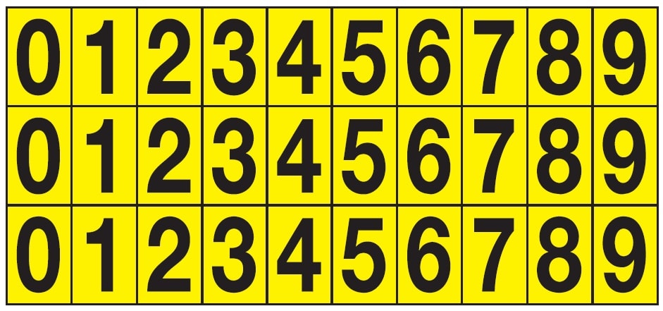 OCMEI SRL - OCM6CR2600-09-GN FOGLIO LETT.-NUM. MM 175X80 (CF.10)