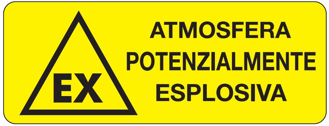 OCMEI SRL - OCM6CR457-A CART.PERICOLO F.TO MM 330X125