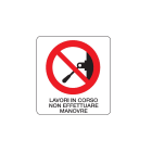 OCMEI SRL OCM6CR591-B CART.DIVIETO F.TO MM 330X350