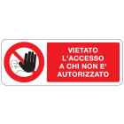 OCMEI SRL OCM6CR718-A CART.DIVIETO F.TO MM 330X125