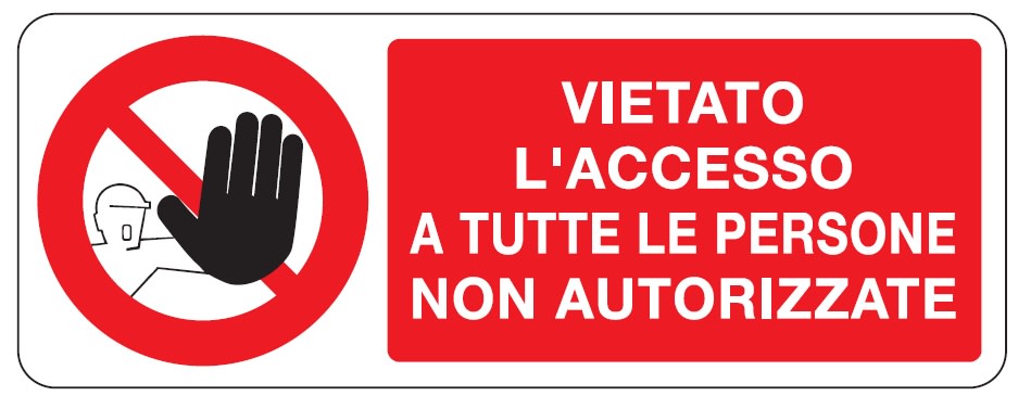 OCMEI SRL - OCM6CR720-A CART.DIVIETO F.TO MM 330X125