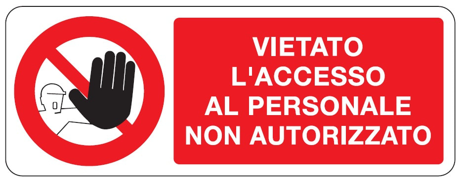 OCMEI SRL OCM6CR723-A CART.DIVIETO F.TO MM 330X125