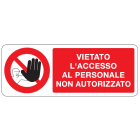 OCMEI SRL OCM6CR723-A CART.DIVIETO F.TO MM 330X125