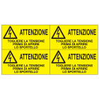 OCMEI SRL OCM6ET2310 CF.10F ETICH. TOGL.TENS.PRIMA. 165X85(4X